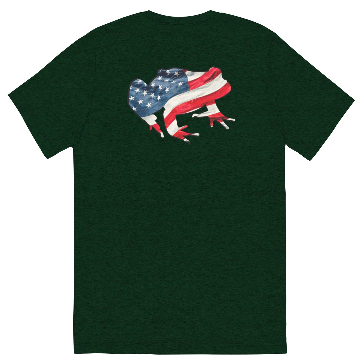 American Frog in Forest Green Short Sleeve T-Shirt