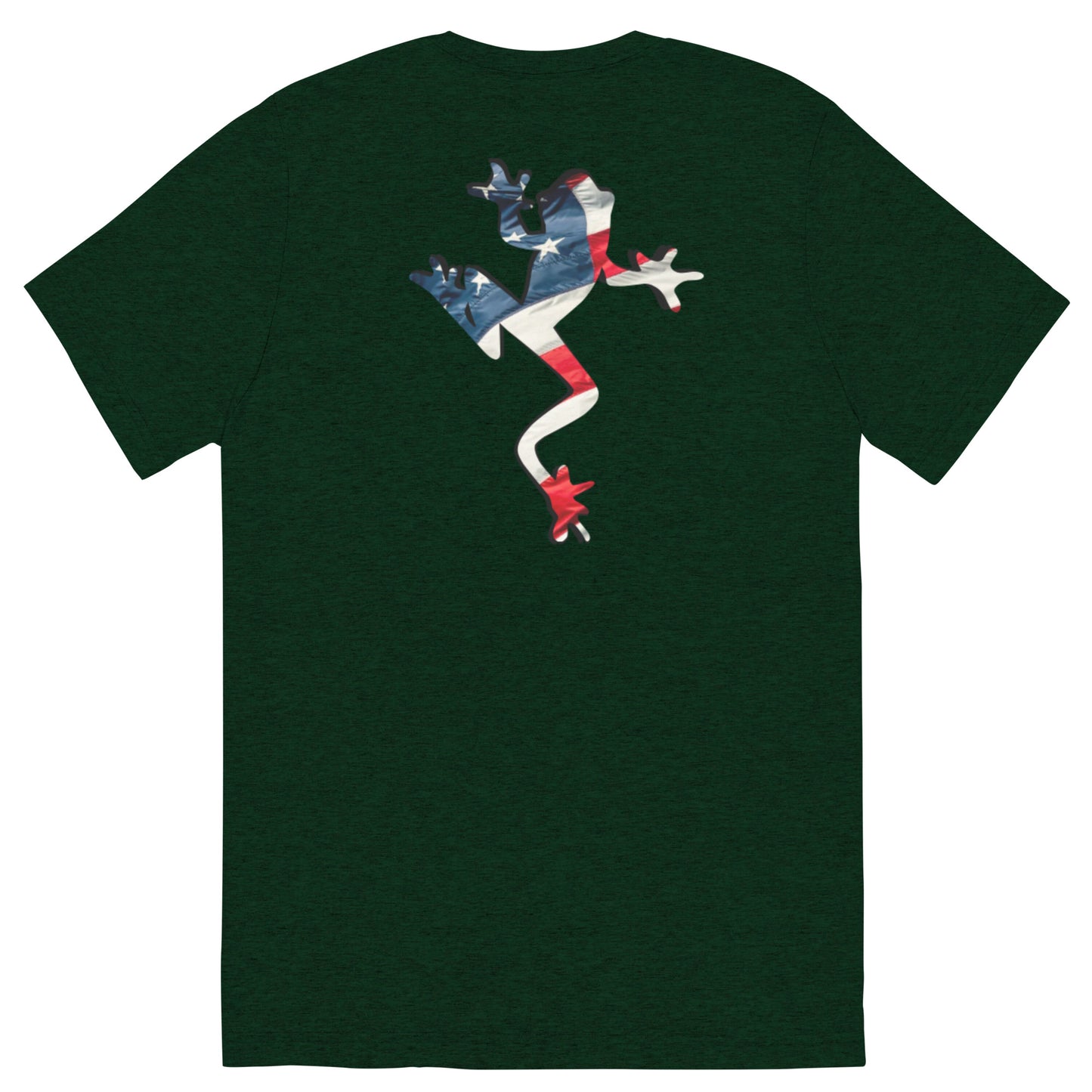 American Frog in Forest Green Short Sleeve T-Shirt