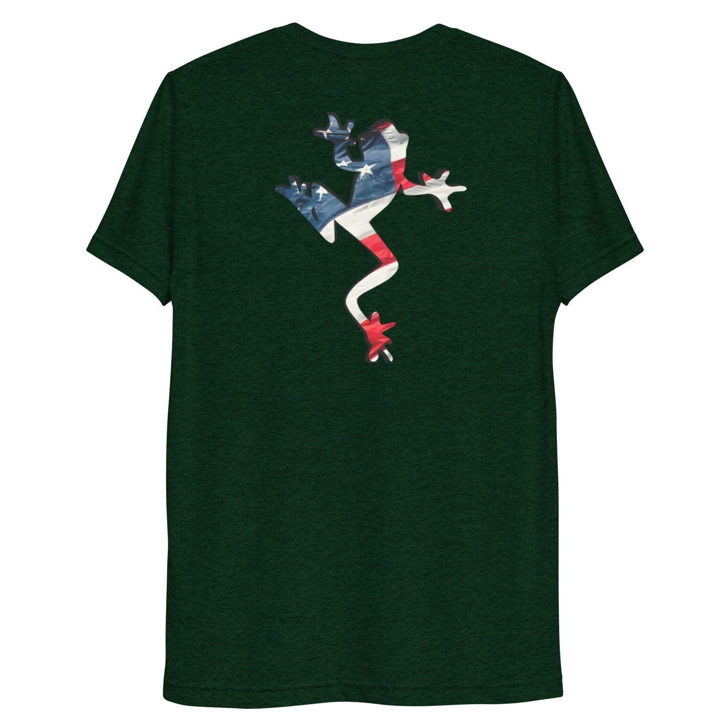 American Frog in Forest Green Short Sleeve T-Shirt