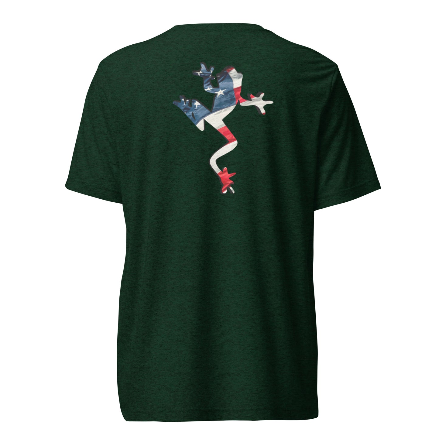 American Frog in Forest Green Short Sleeve T-Shirt