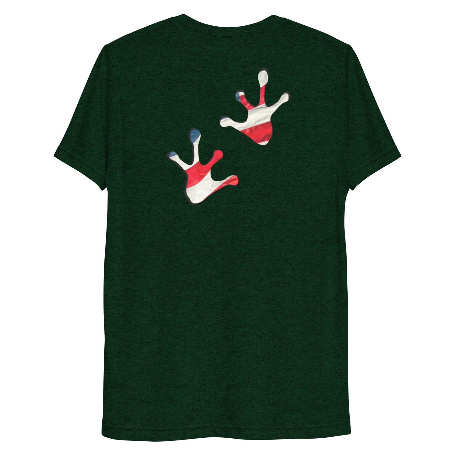 American Frog in Forest Green Short Sleeve T-Shirt