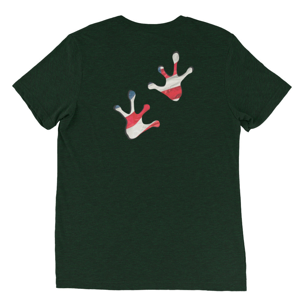 American Frog in Forest Green Short Sleeve T-Shirt