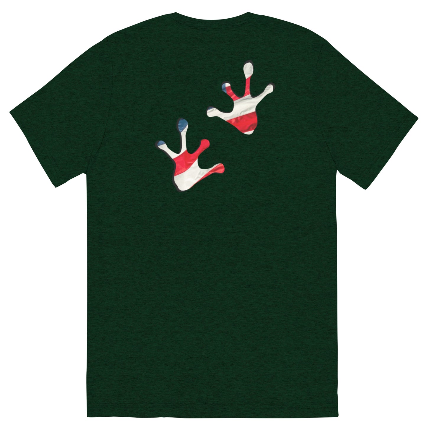 American Frog in Forest Green Short Sleeve T-Shirt