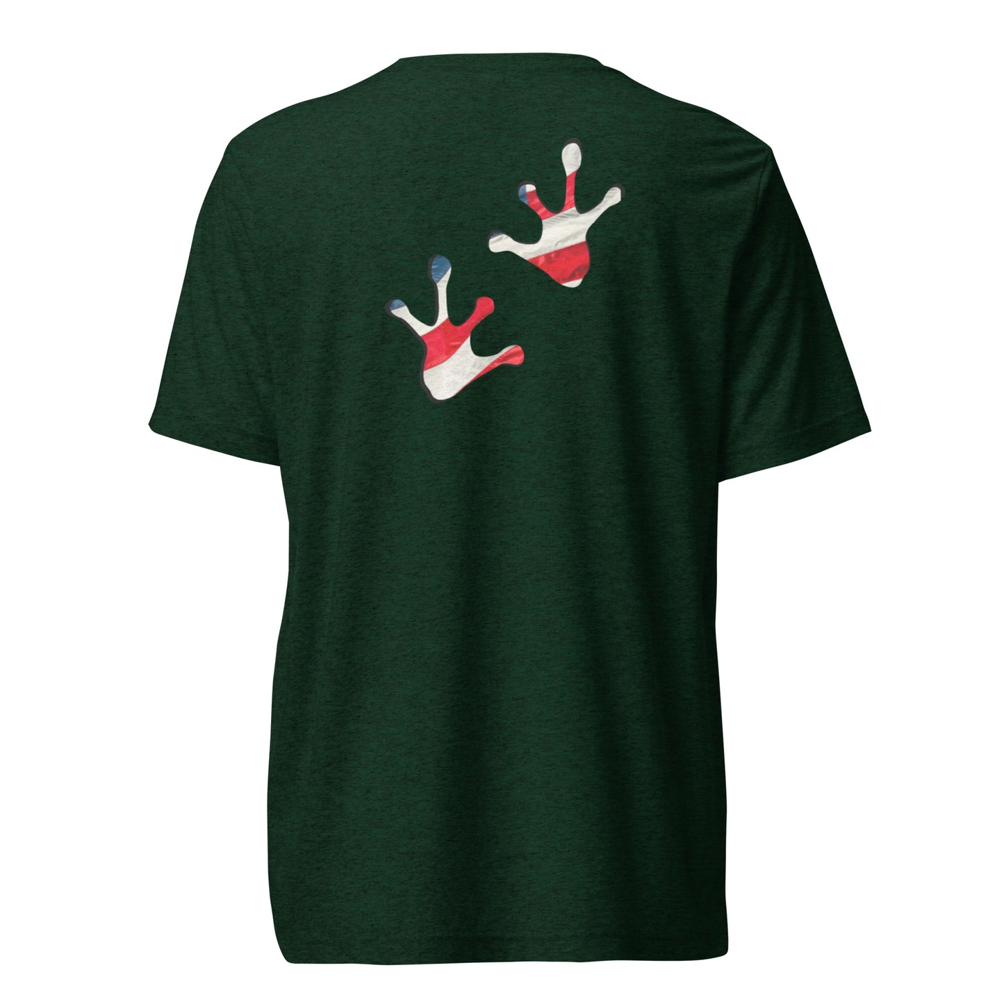 American Frog in Forest Green Short Sleeve T-Shirt