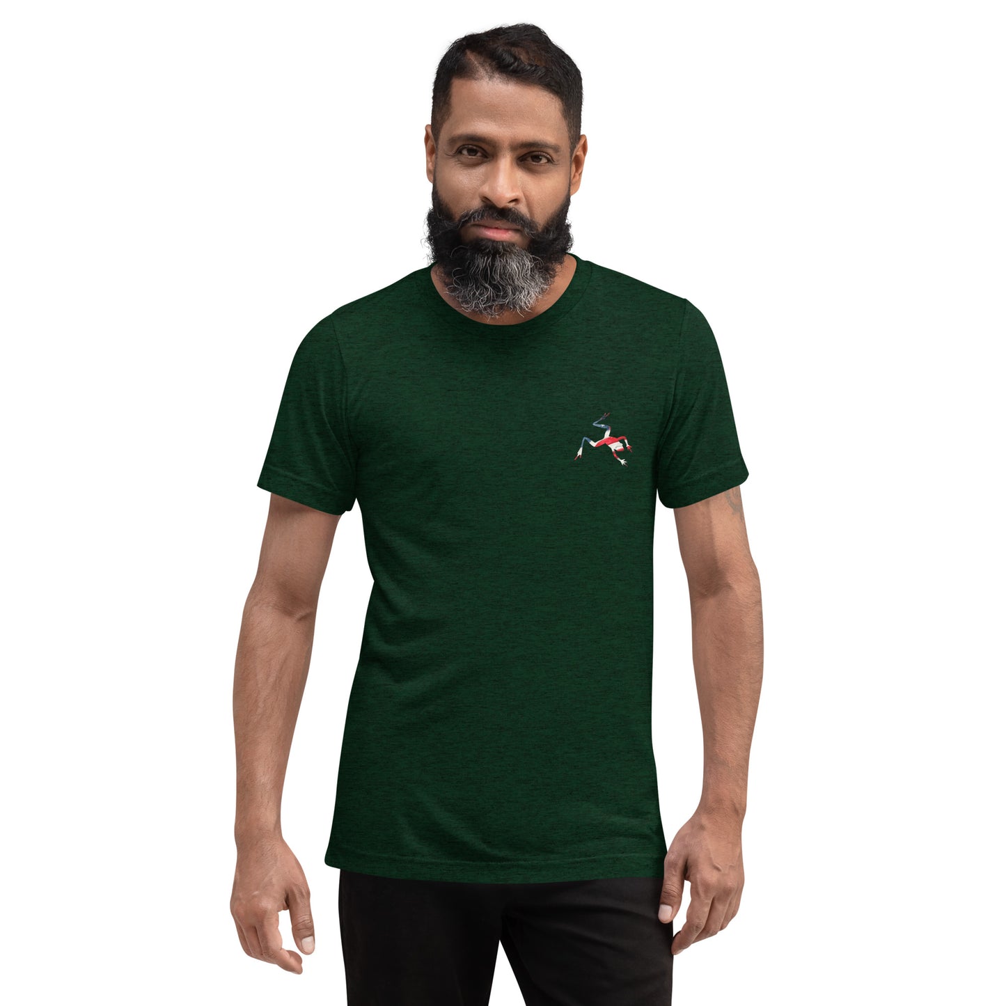 American Frog in Forest Green Short Sleeve T-Shirt