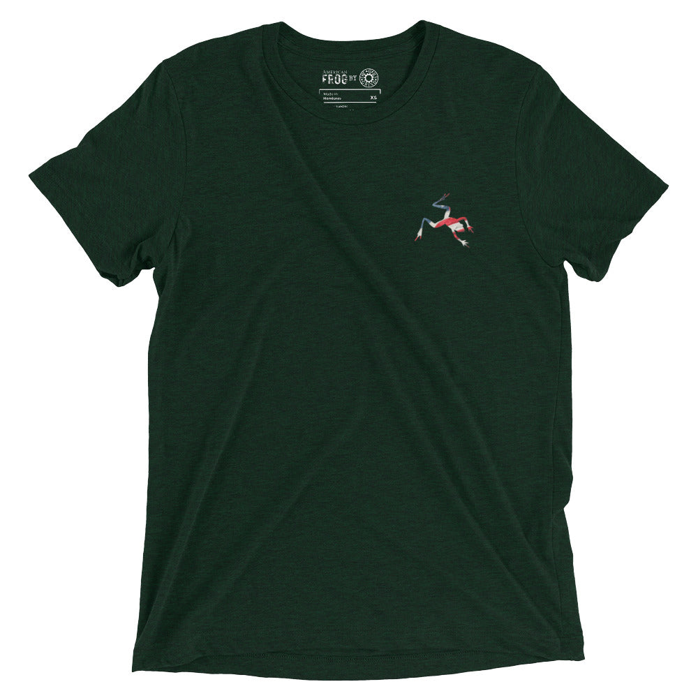 American Frog in Forest Green Short Sleeve T-Shirt