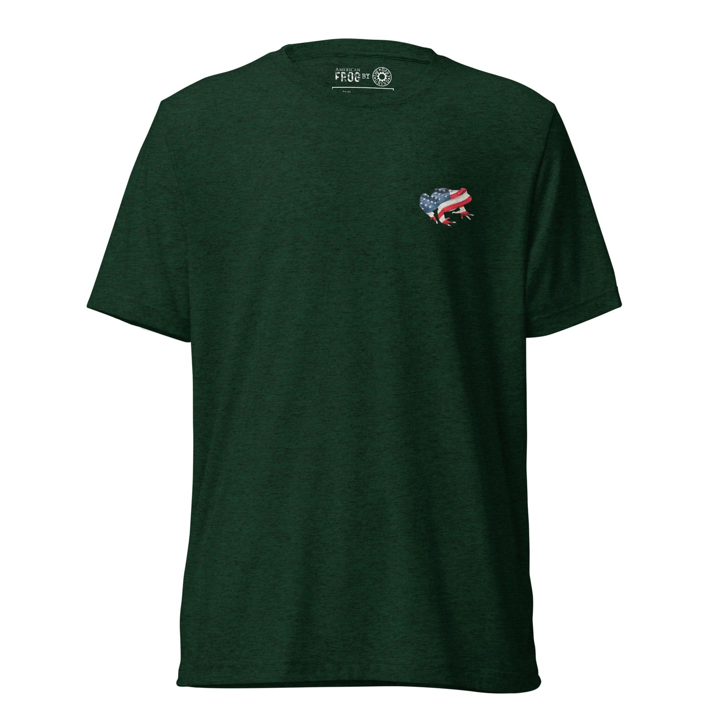 American Frog in Forest Green Short Sleeve T-Shirt