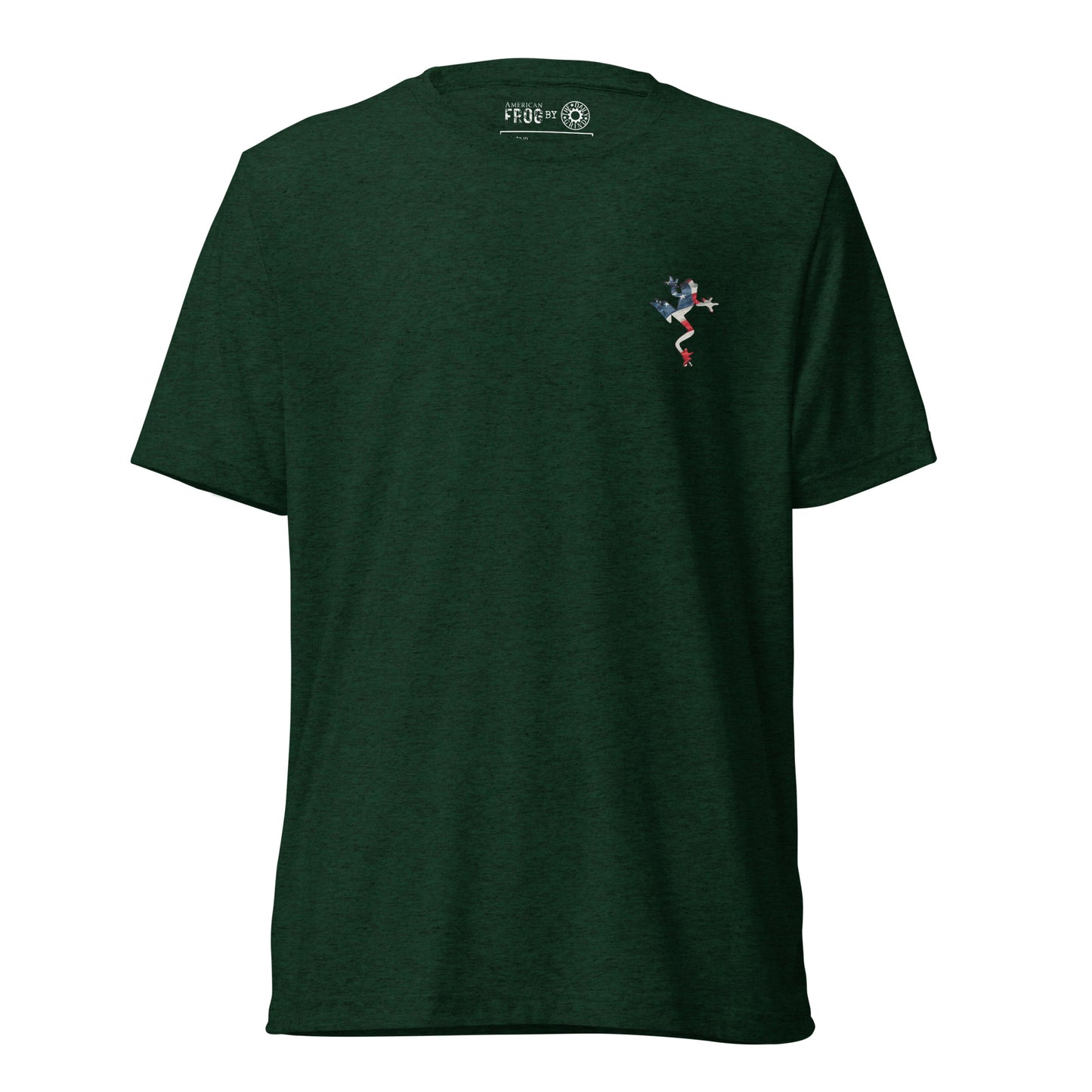 American Frog in Forest Green Short Sleeve T-Shirt