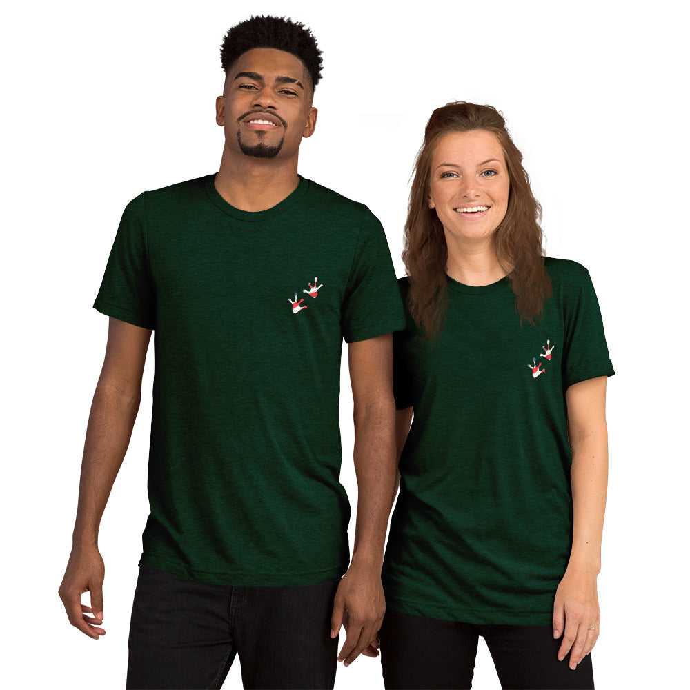 American Frog in Forest Green Short Sleeve T-Shirt