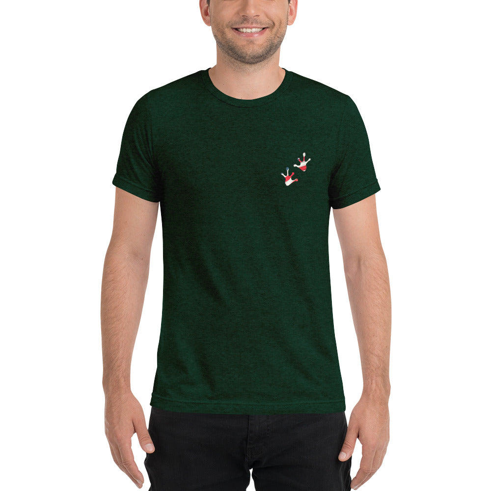 American Frog in Forest Green Short Sleeve T-Shirt