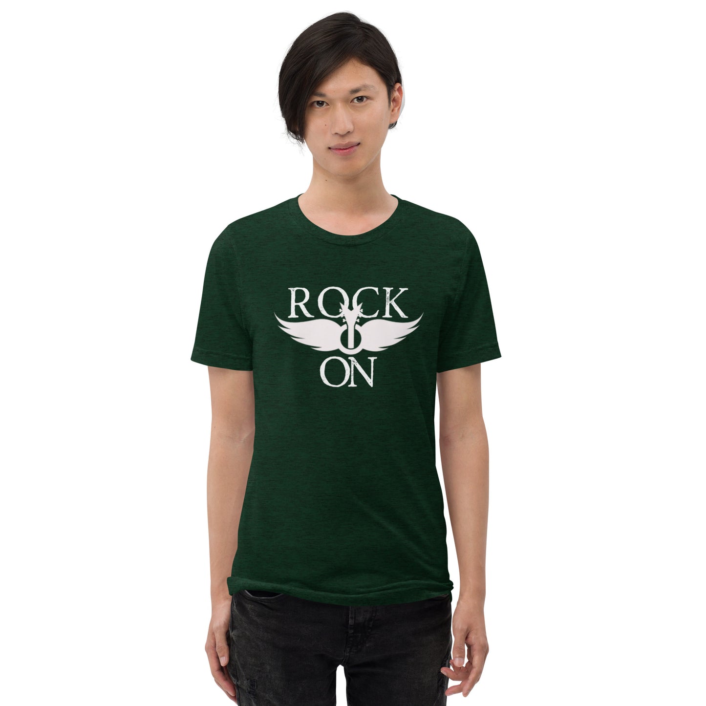 Rock On Guitar Wings Short Sleeve T-Shirt