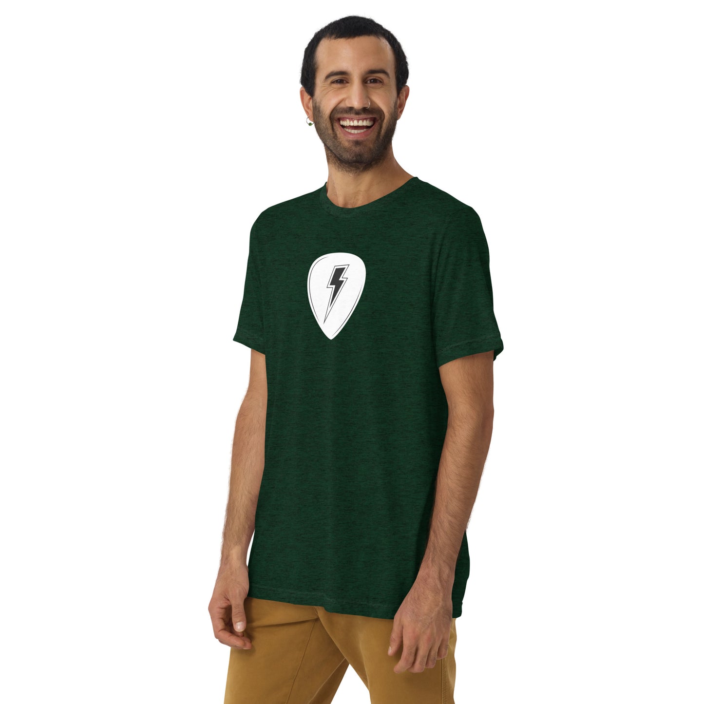 Lightning Guitar Pick Short Sleeve T-Shirt