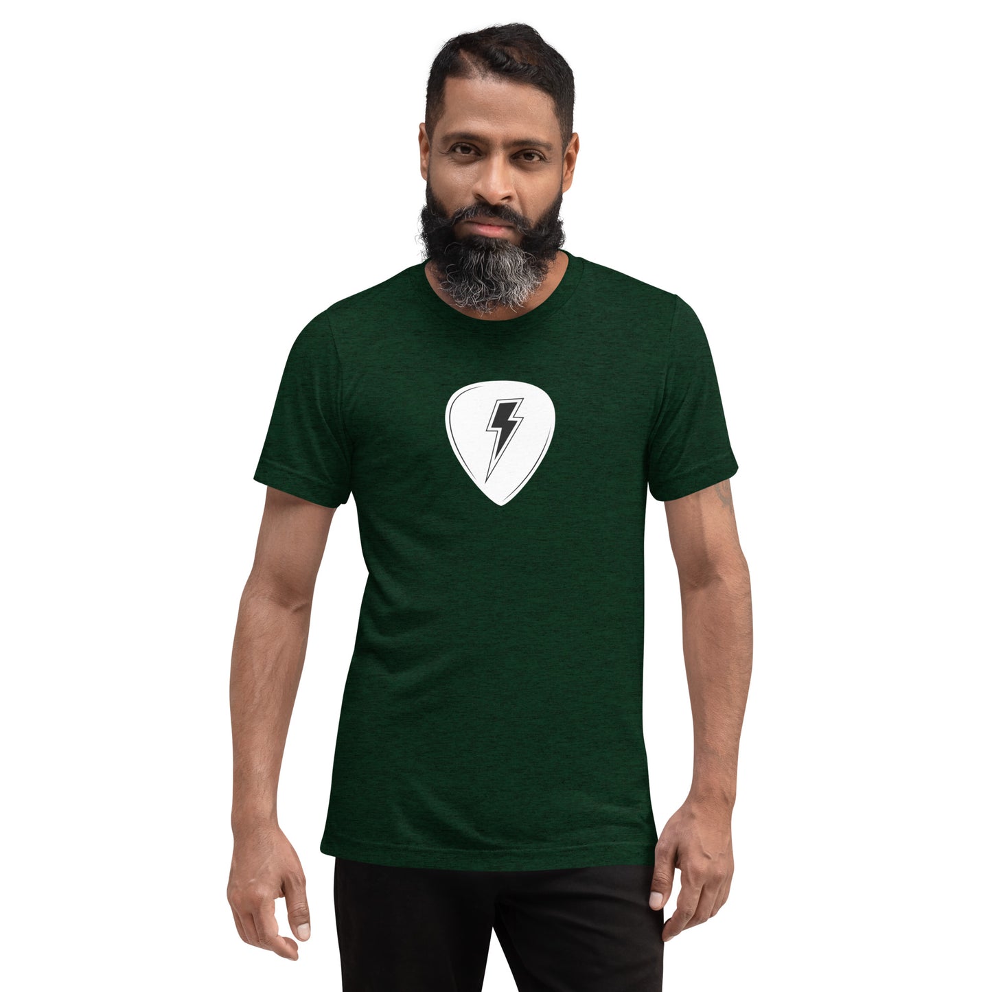 Lightning Guitar Pick Short Sleeve T-Shirt