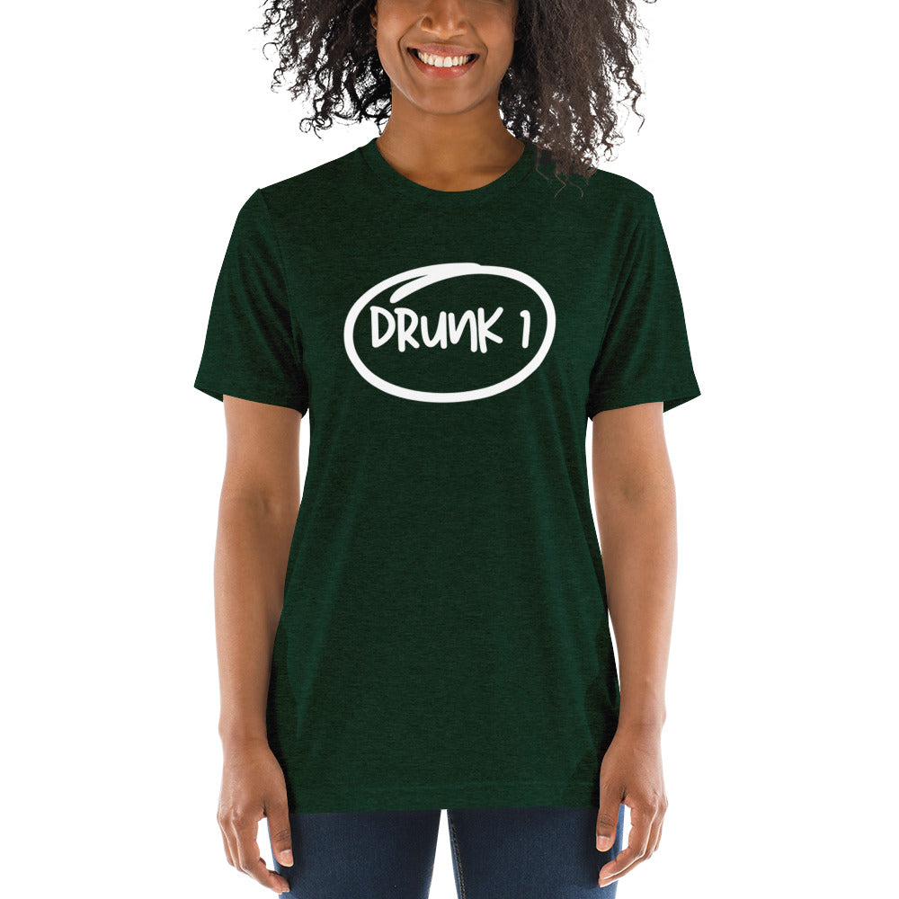 Drunk 1 Short Sleeve T-Shirt