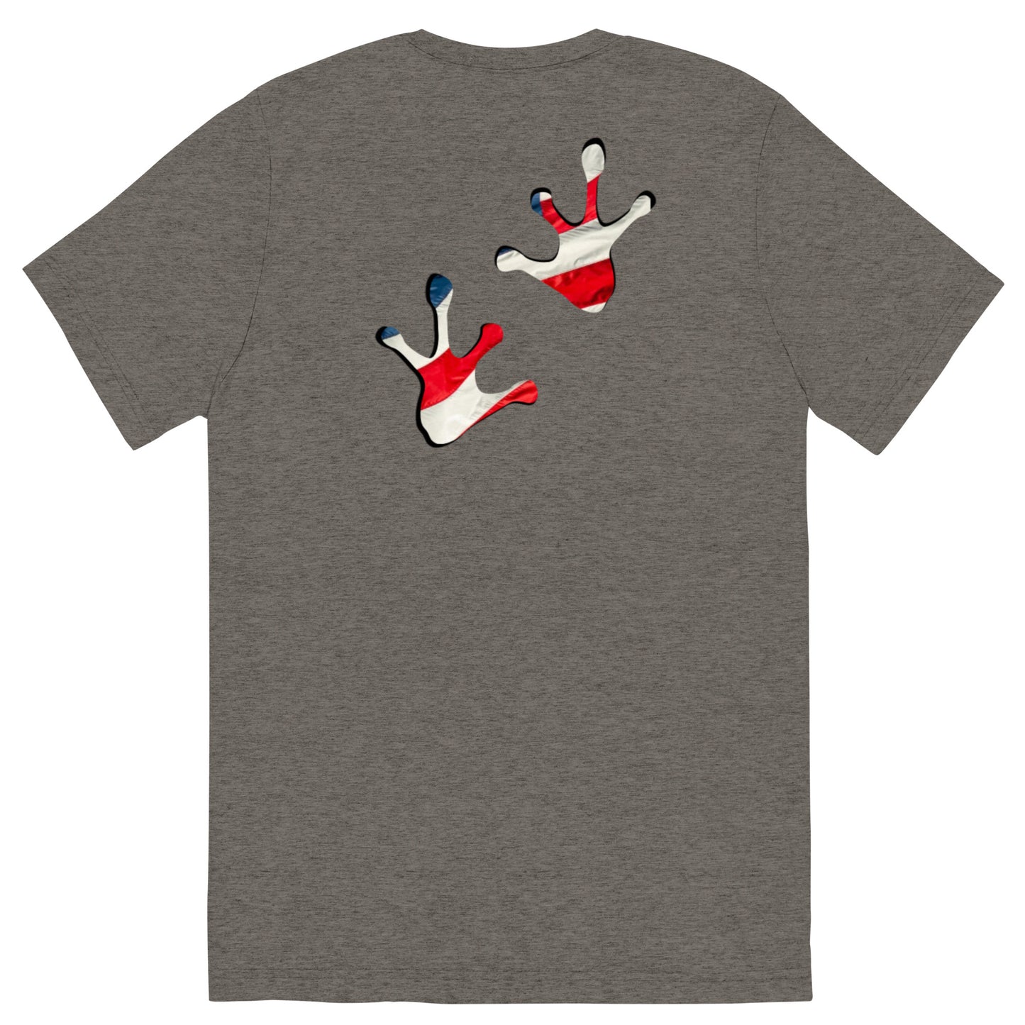 American Frog in Dark Gray Short Sleeve T-Shirt