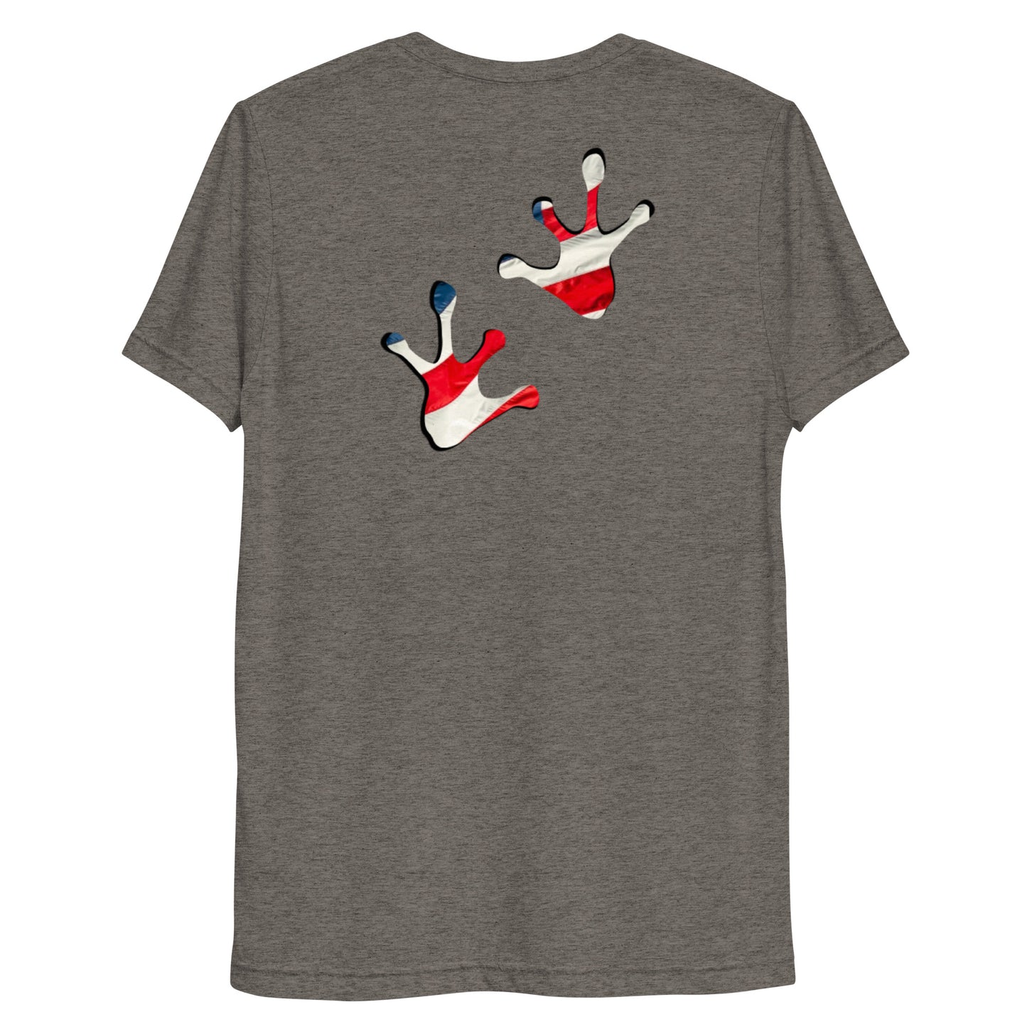 American Frog in Dark Gray Short Sleeve T-Shirt