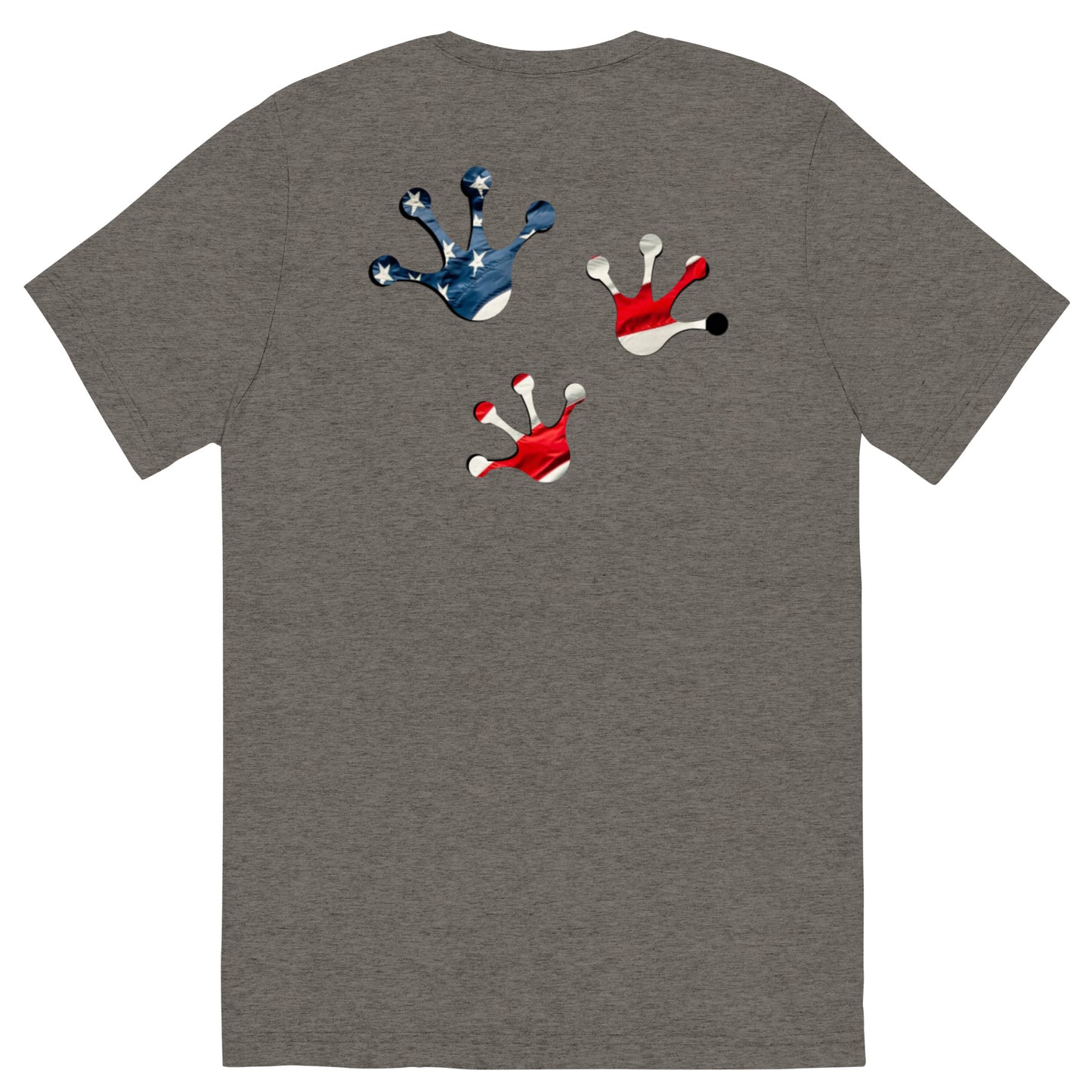 American Frog in Dark Gray Short Sleeve T-Shirt