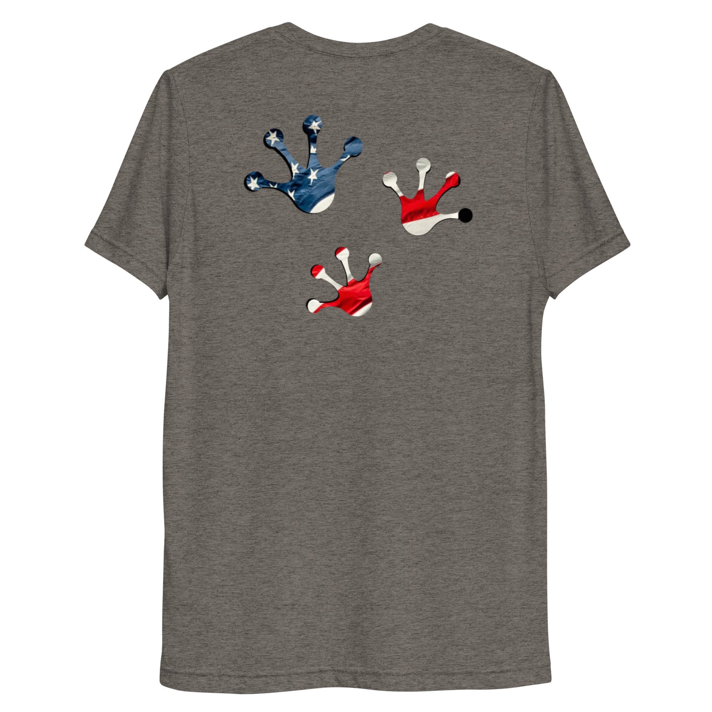 American Frog in Dark Gray Short Sleeve T-Shirt