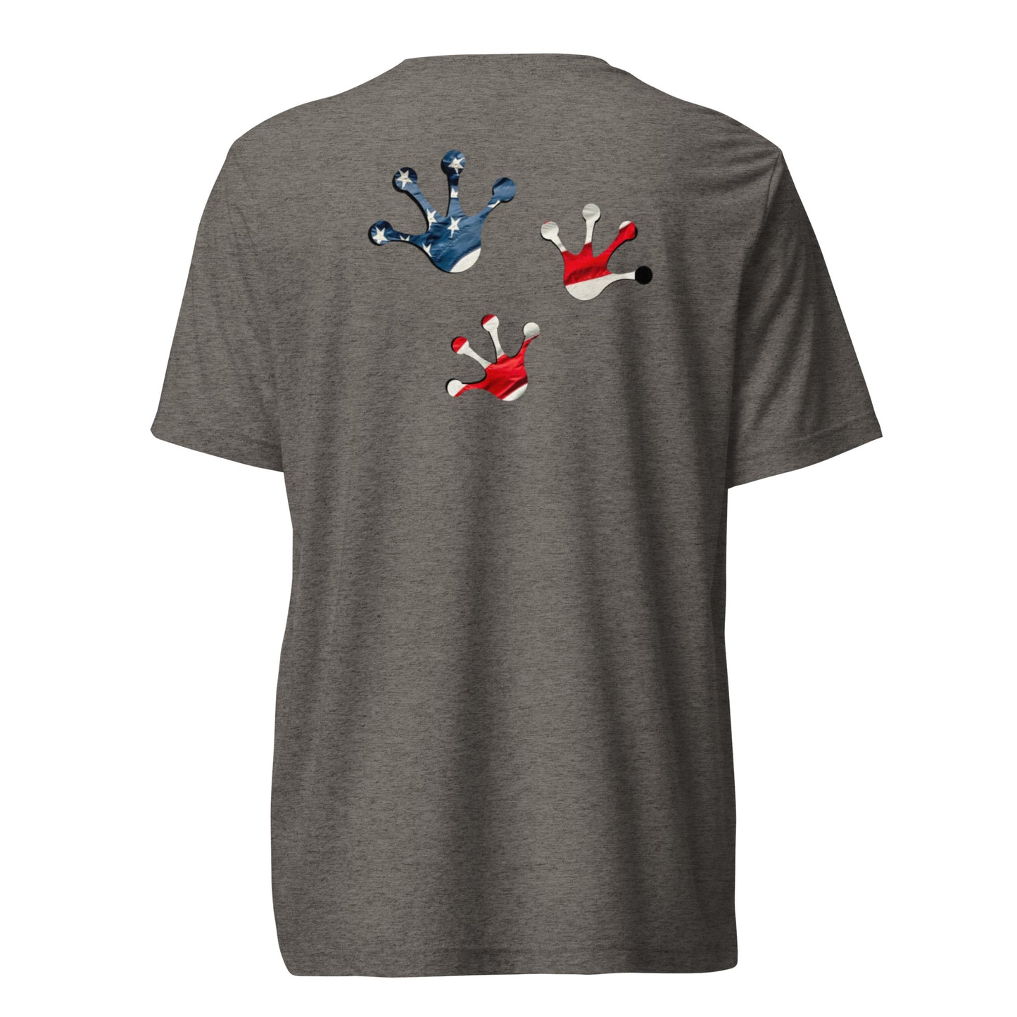 American Frog in Dark Gray Short Sleeve T-Shirt