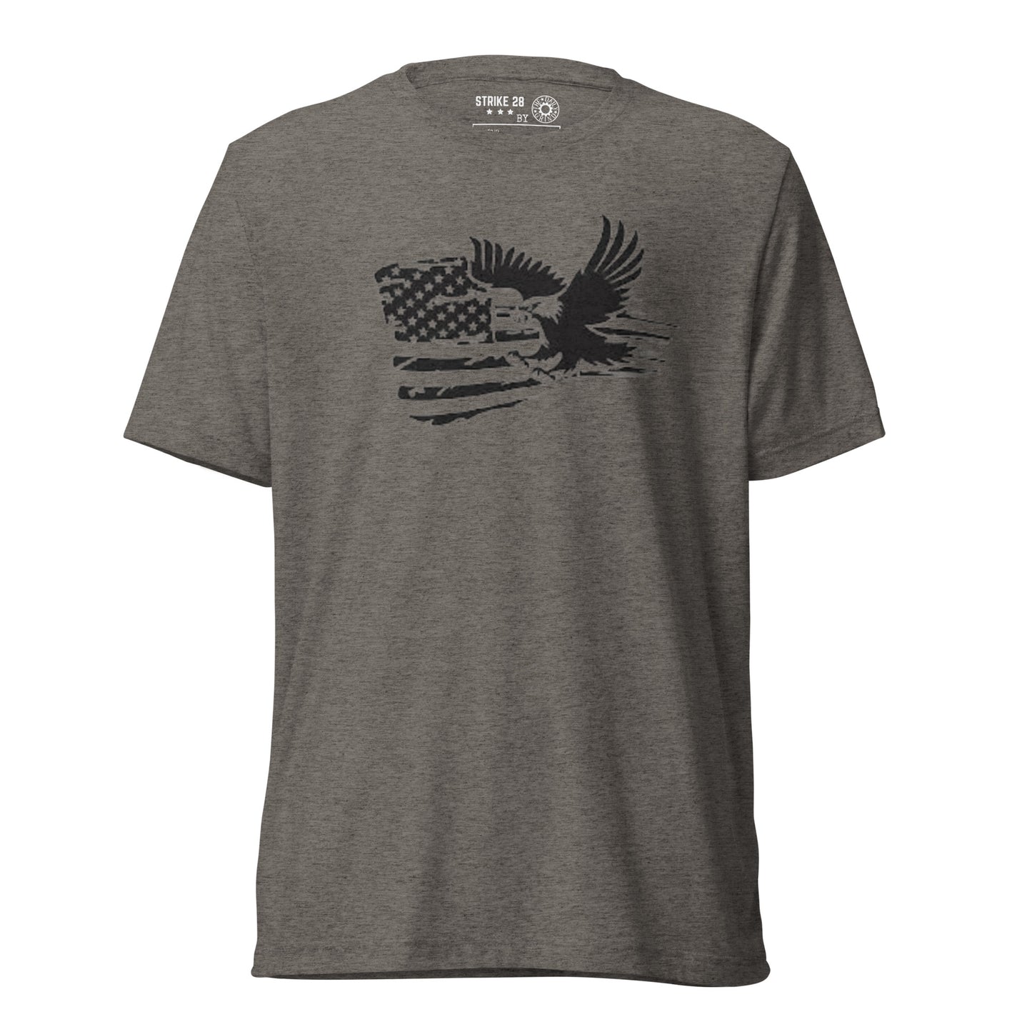 American Flag with Eagle Short Sleeve T-Shirt