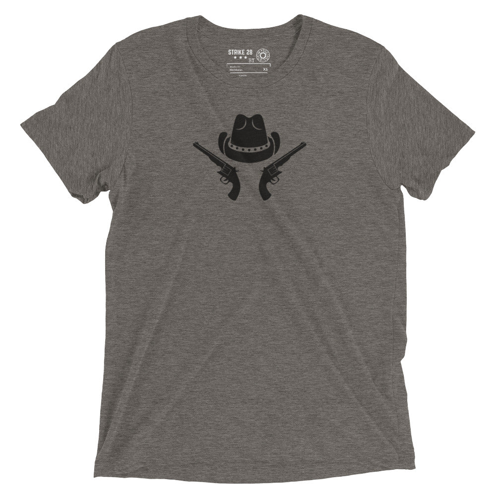 Cowboy Hat/Guns Short Sleeve T-Shirt