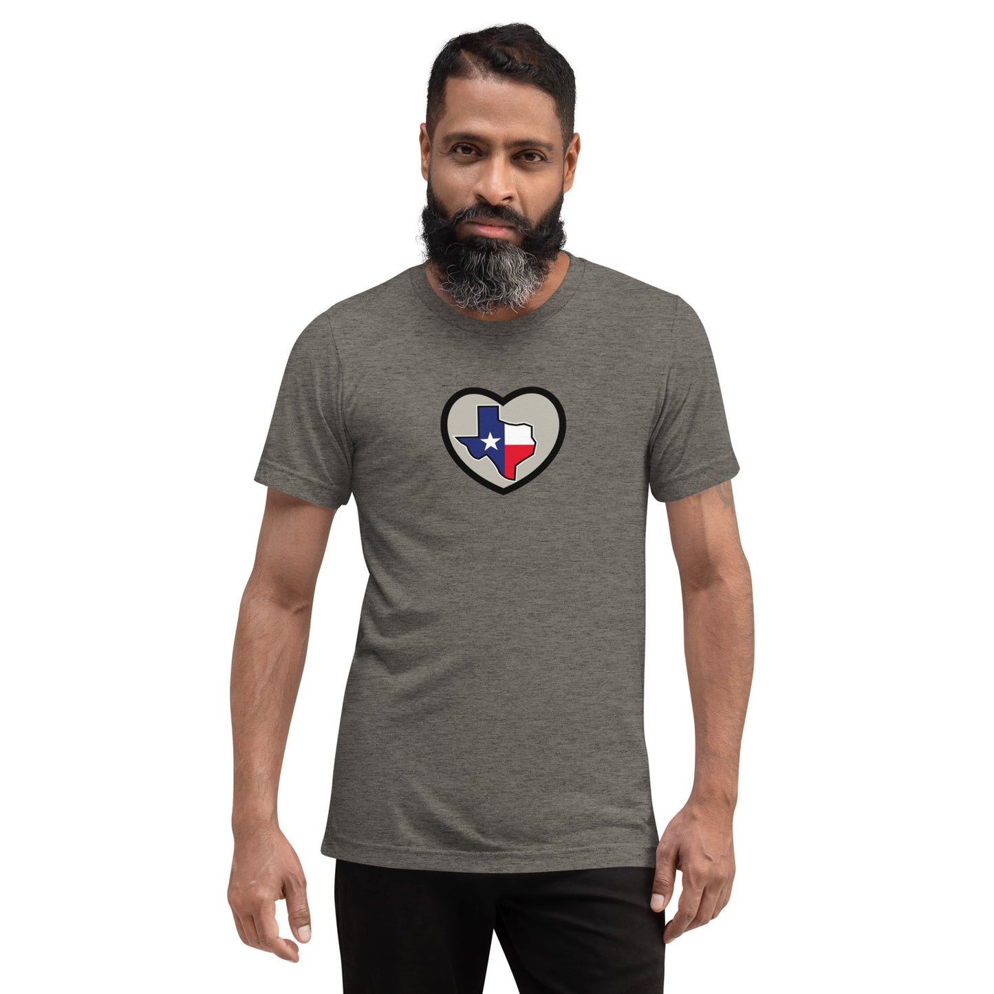 Texas Heart Short Sleeve T-Shirt