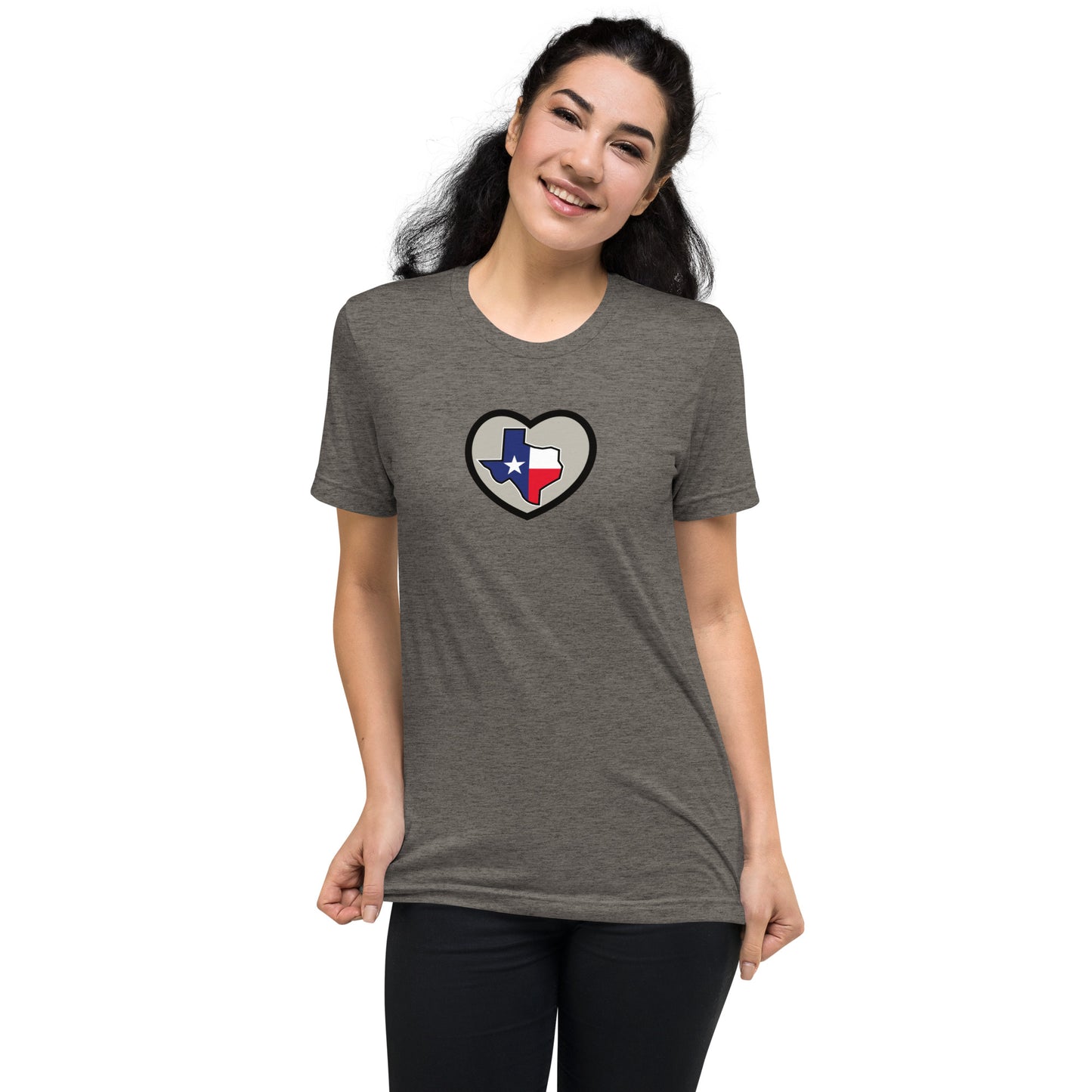 Texas Heart Short Sleeve T-Shirt