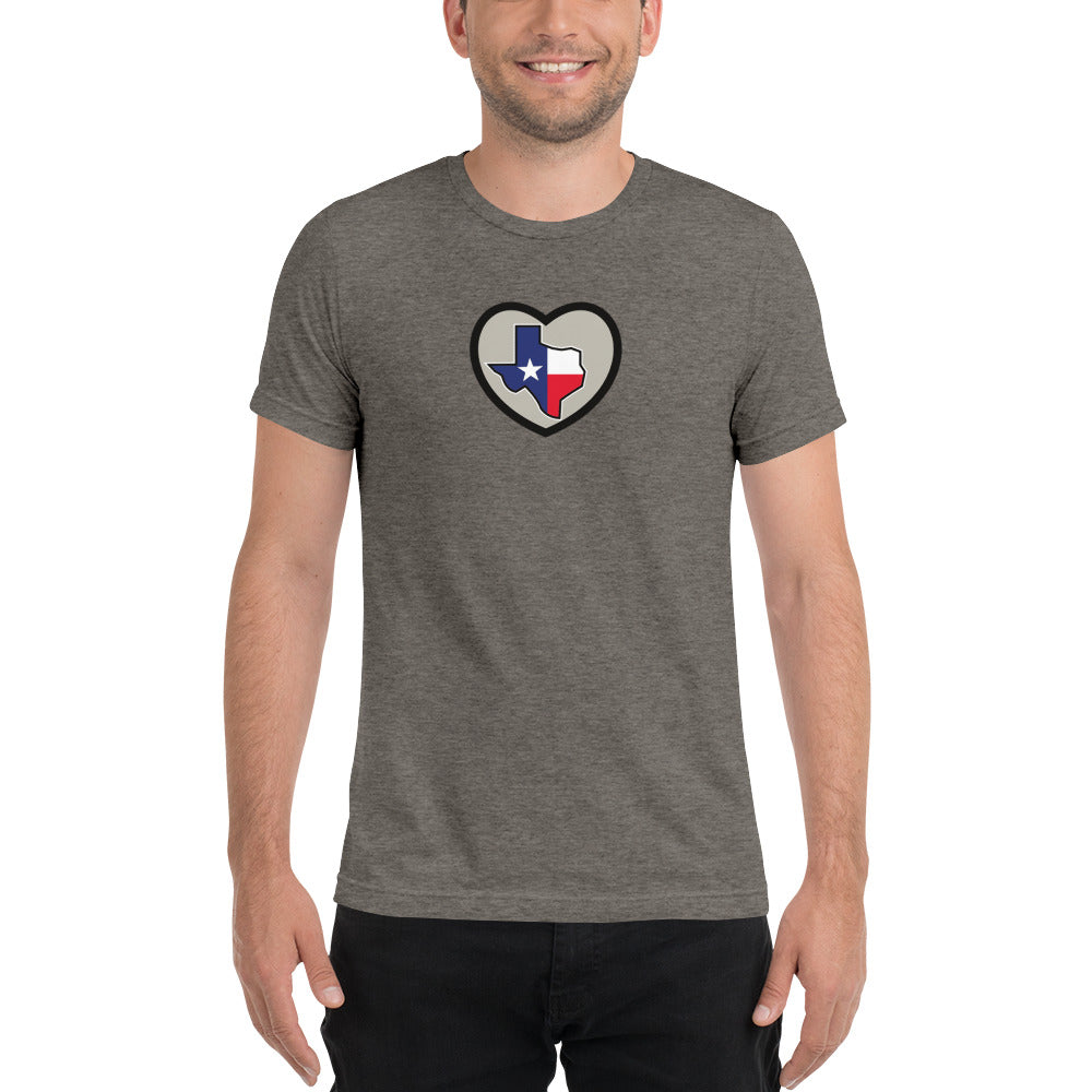 Texas Heart Short Sleeve T-Shirt