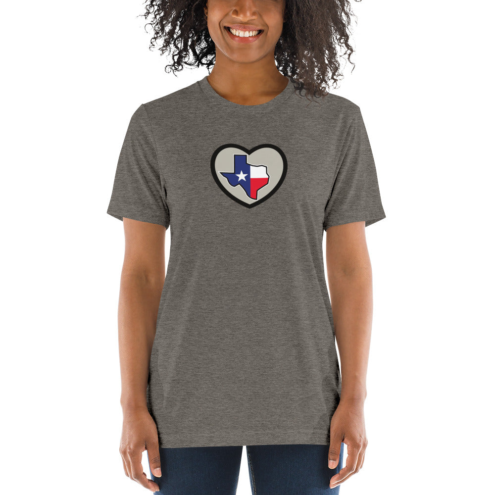 Texas Heart Short Sleeve T-Shirt