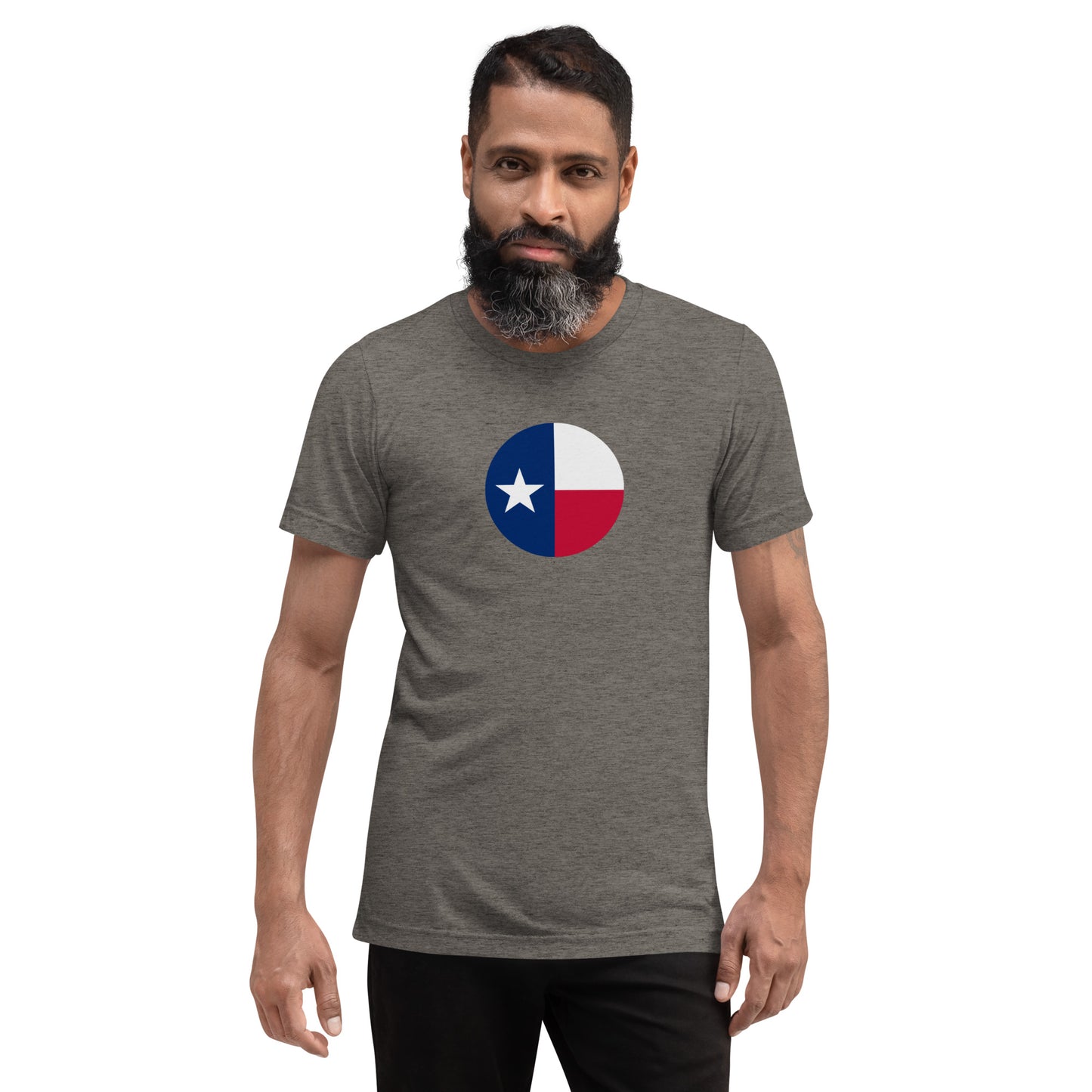 Circle Texas Flag Short Sleeve T-Shirt