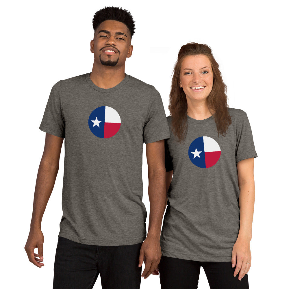 Circle Texas Flag Short Sleeve T-Shirt