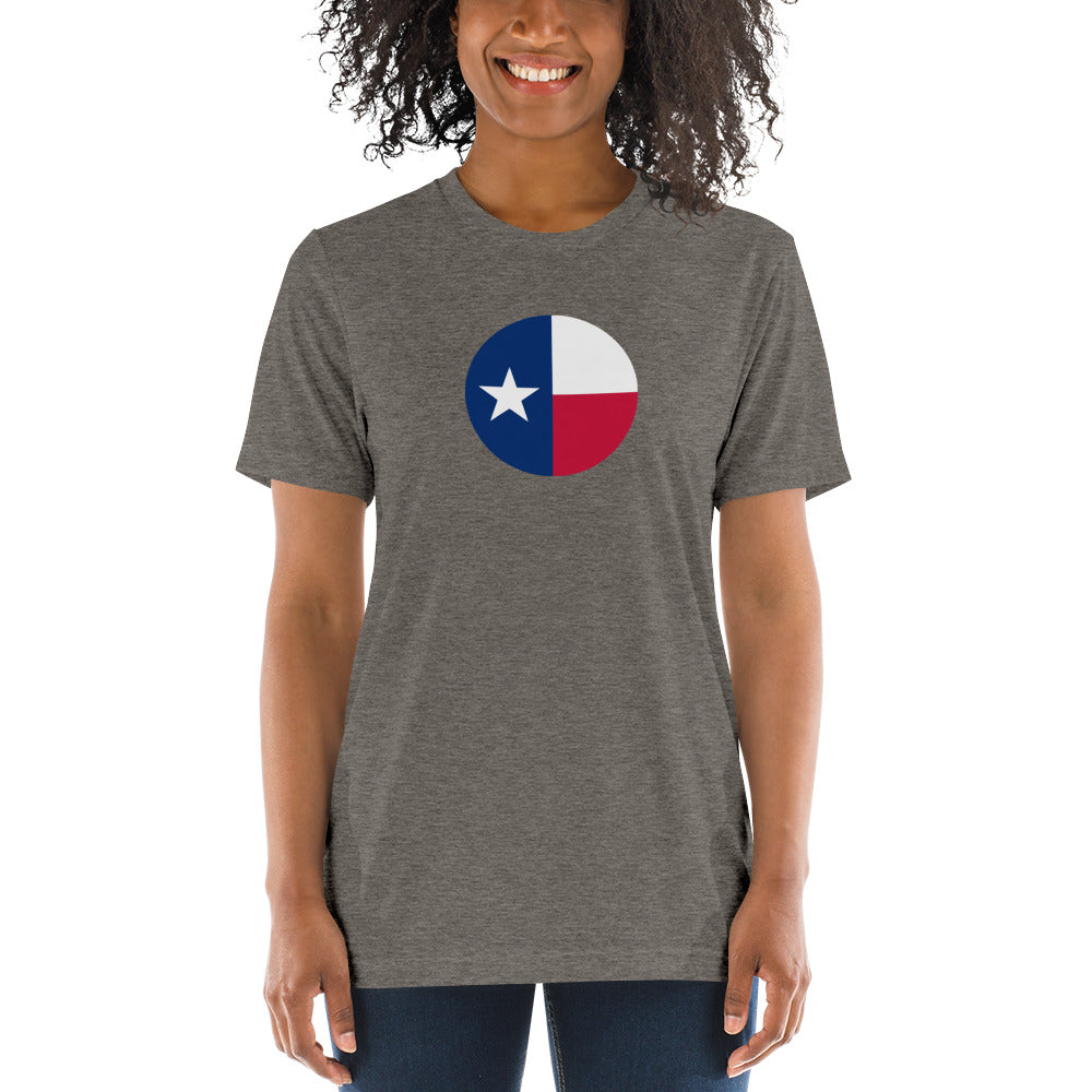 Circle Texas Flag Short Sleeve T-Shirt