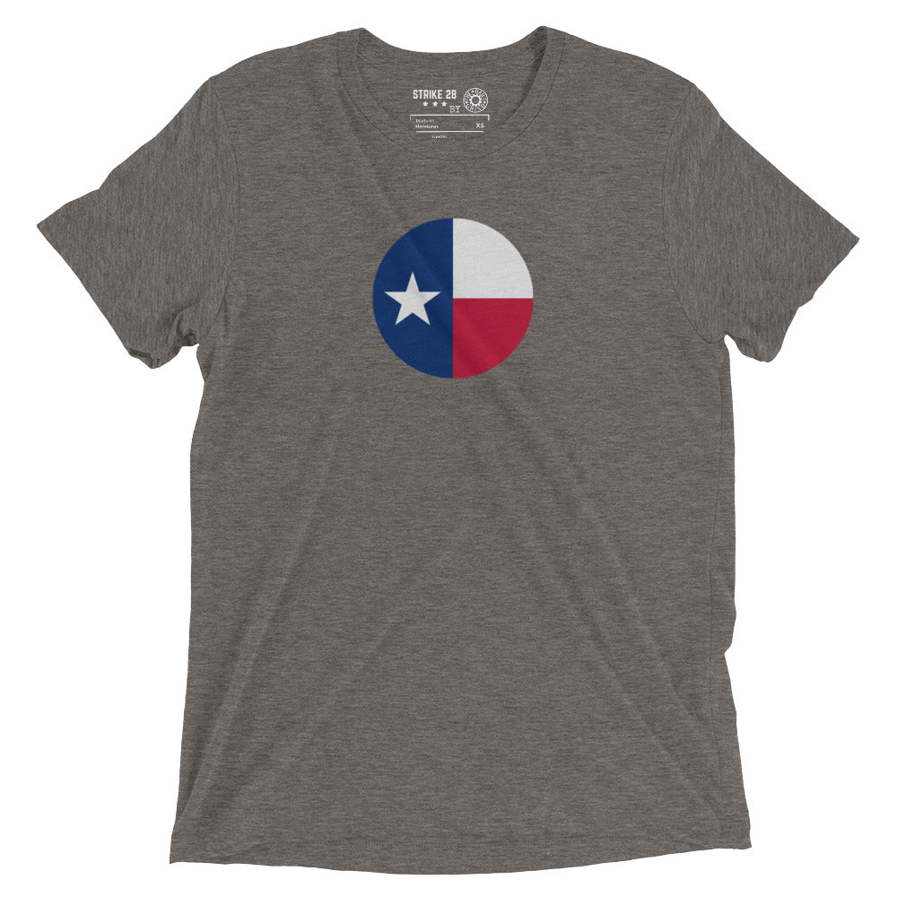 Circle Texas Flag Short Sleeve T-Shirt