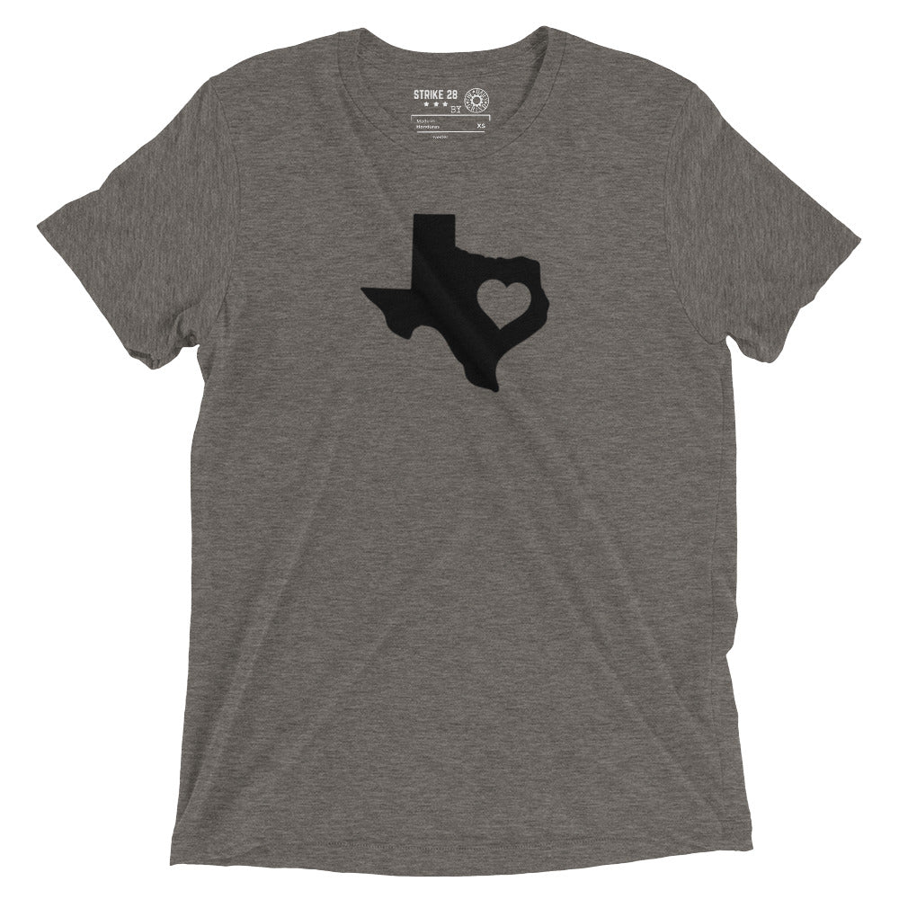 Texas State Heart Short Sleeve T-Shirt