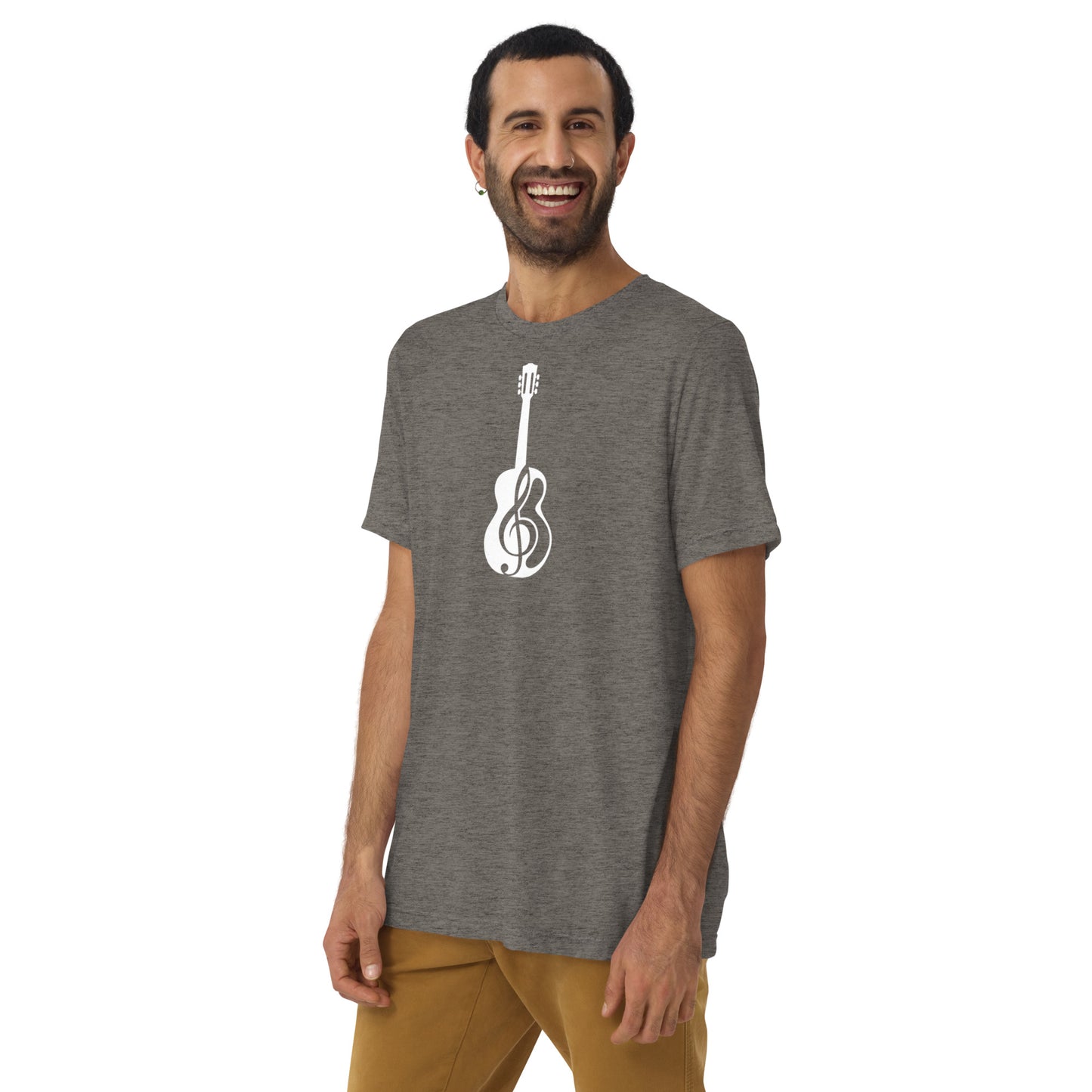 Music Note Guitar Short Sleeve T-Shirt