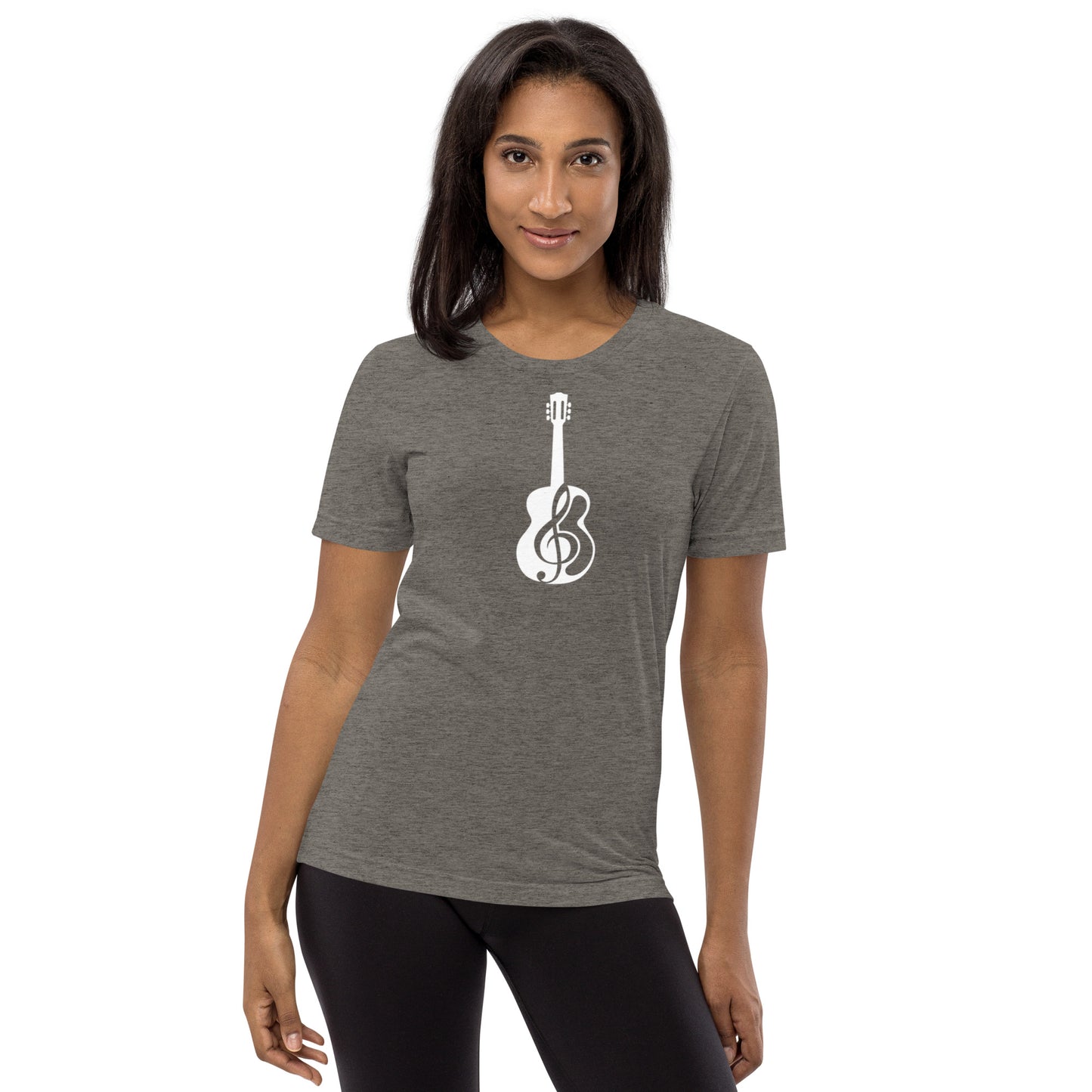 Music Note Guitar Short Sleeve T-Shirt