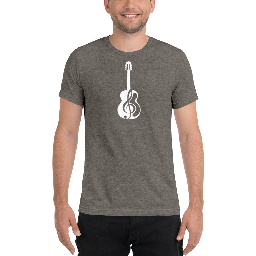 Music Note Guitar Short Sleeve T-Shirt