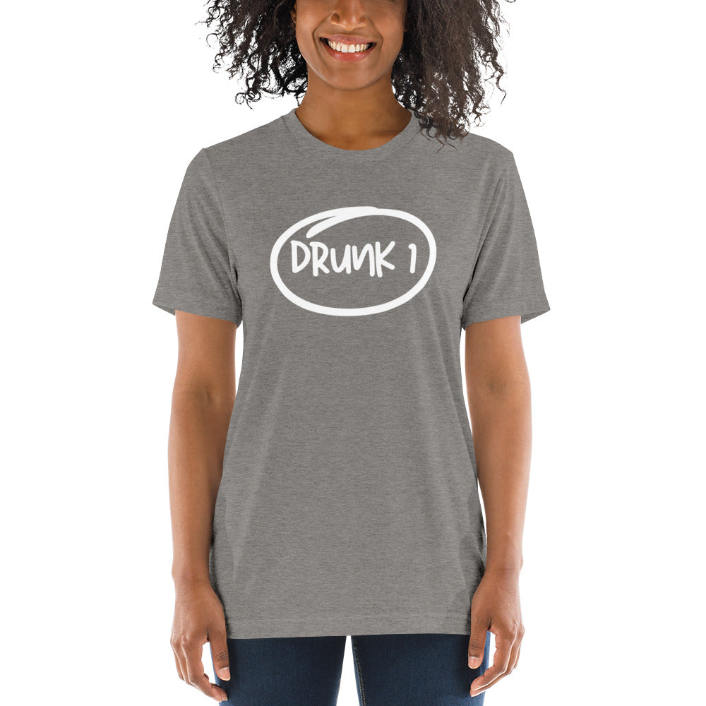 Drunk 1 Short Sleeve T-Shirt