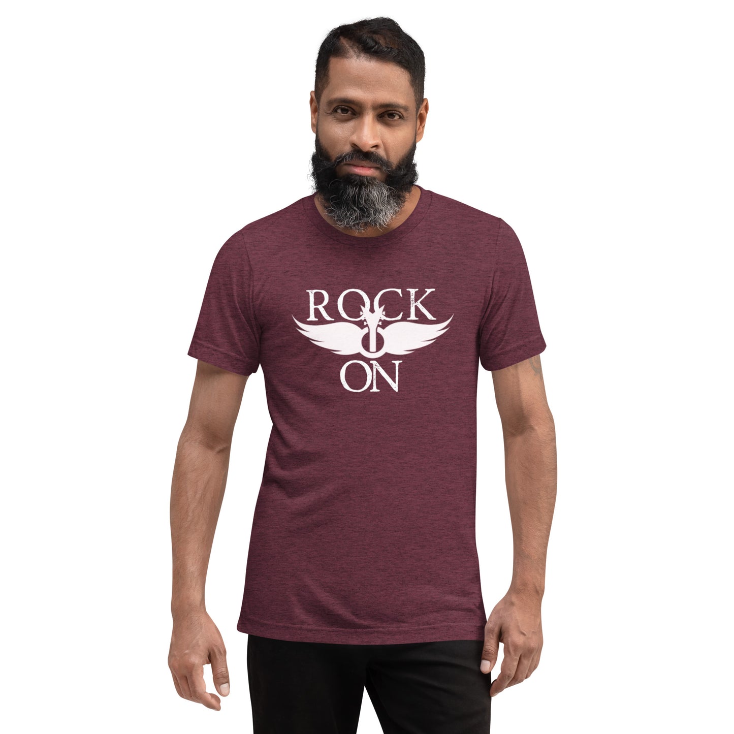 Rock On Guitar Wings Short Sleeve T-Shirt