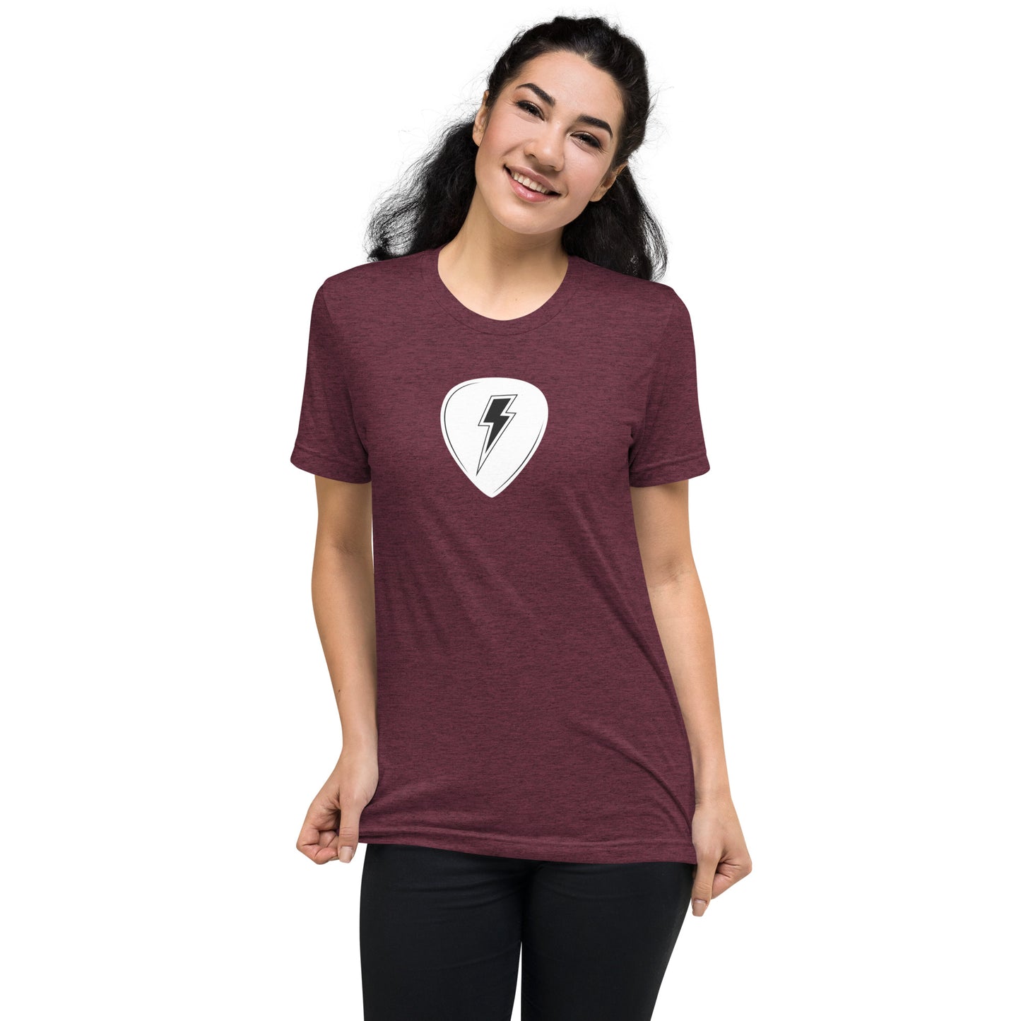 Lightning Guitar Pick Short Sleeve T-Shirt