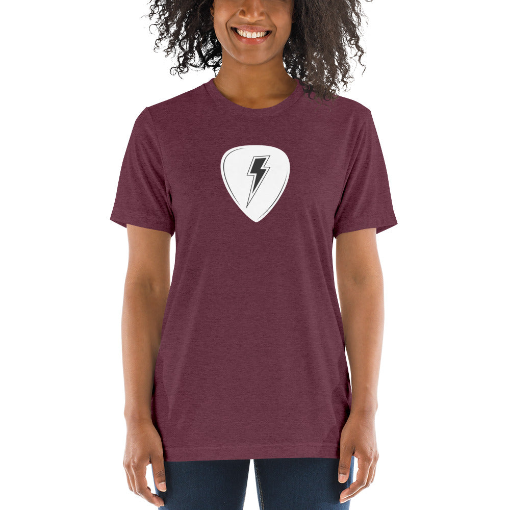 Lightning Guitar Pick Short Sleeve T-Shirt