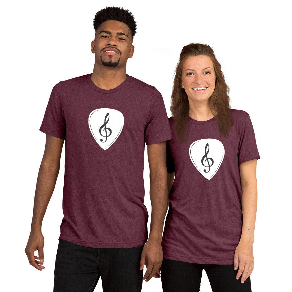 Guitar Pick Music Note Short Sleeve T-Shirt