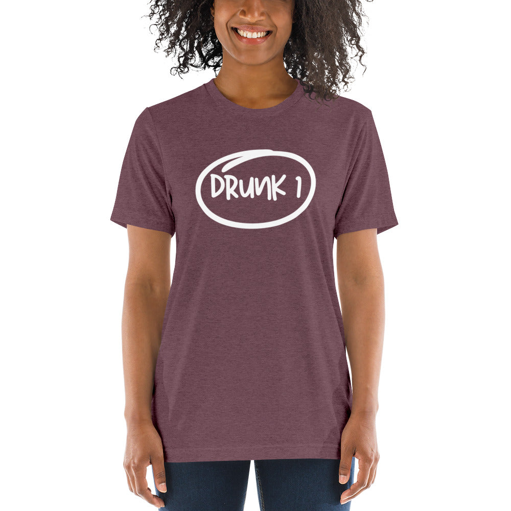 Drunk 1 Short Sleeve T-Shirt