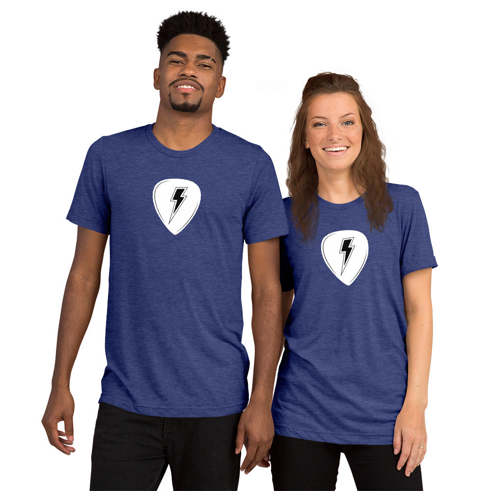 Lightning Guitar Pick Short Sleeve T-Shirt