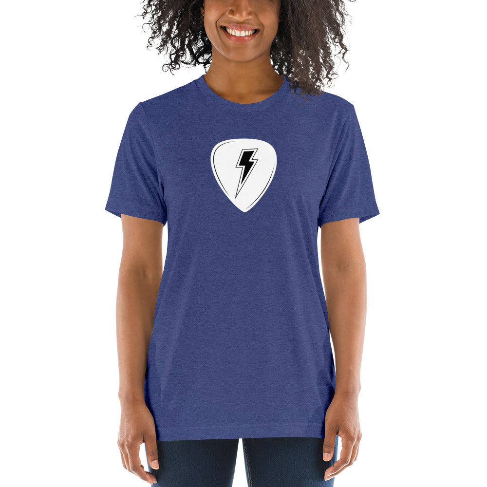 Lightning Guitar Pick Short Sleeve T-Shirt