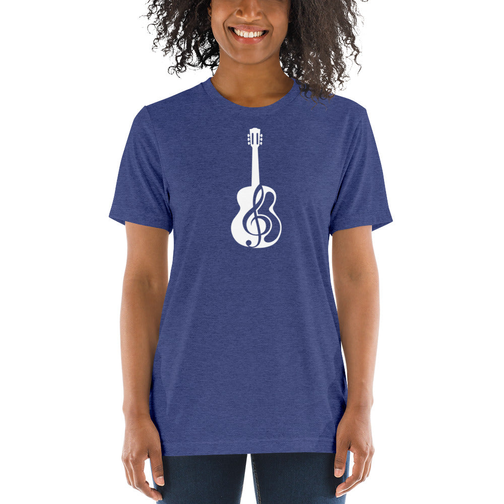 Music Note Guitar Short Sleeve T-Shirt