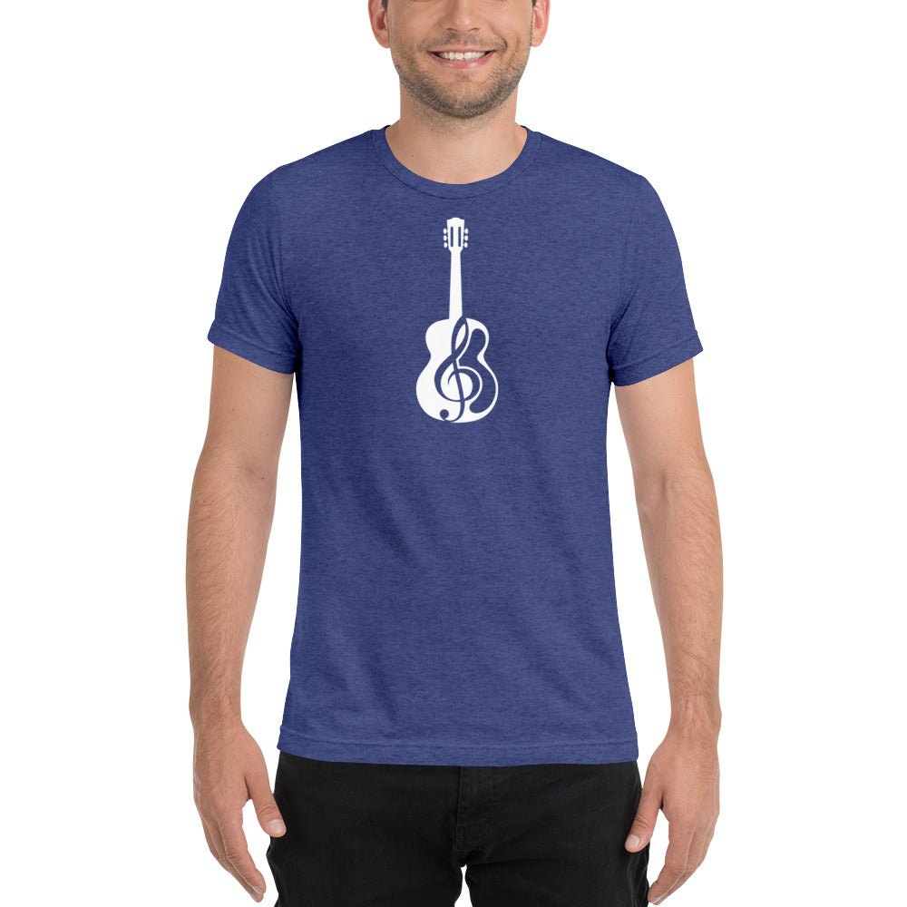 Music Note Guitar Short Sleeve T-Shirt