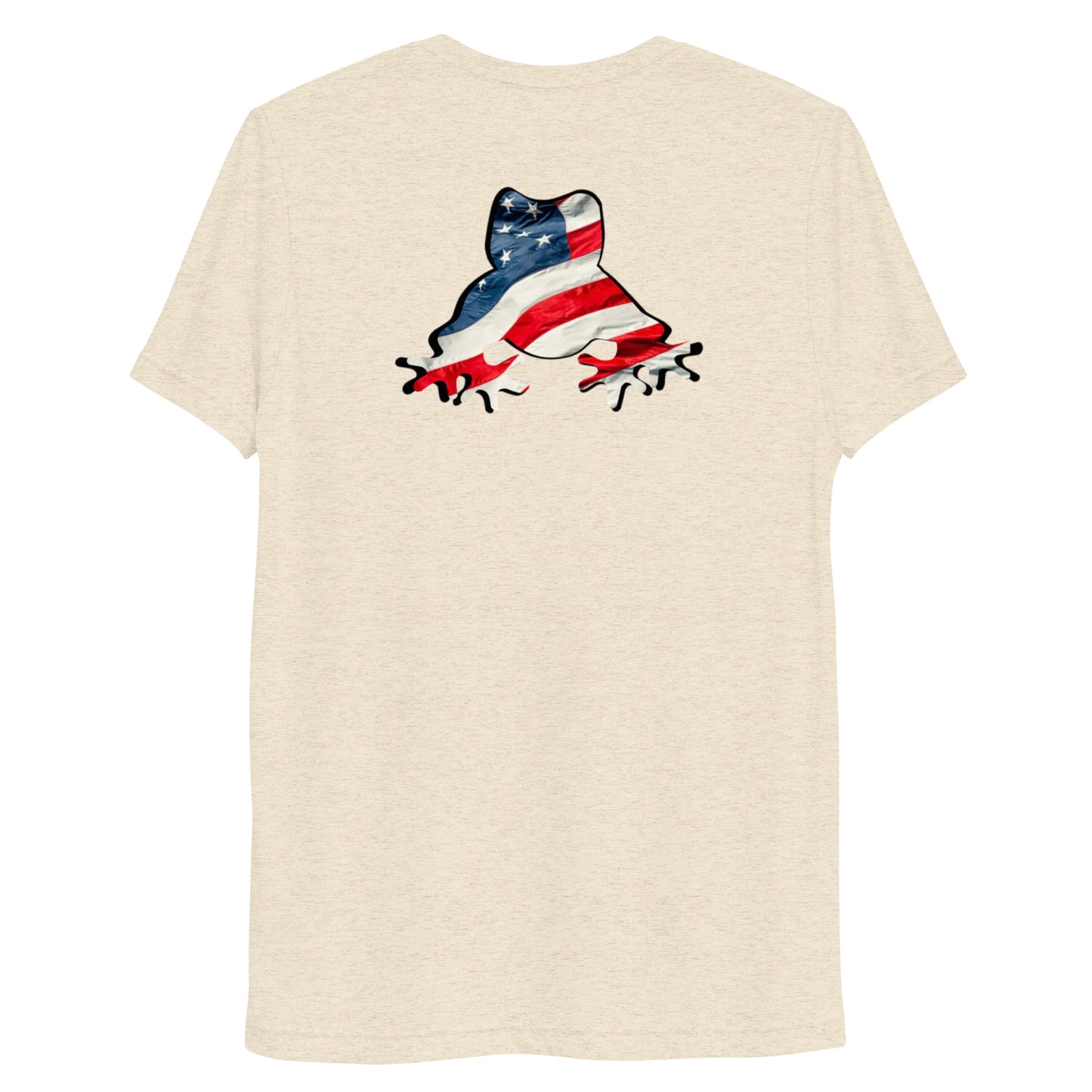 American Frog in Oatmeal Short Sleeve T-Shirt