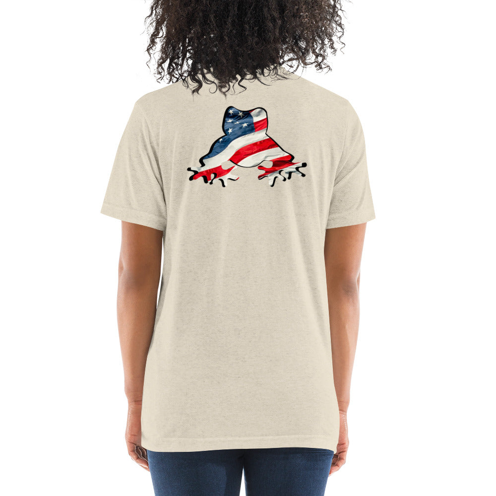 American Frog in Oatmeal Short Sleeve T-Shirt