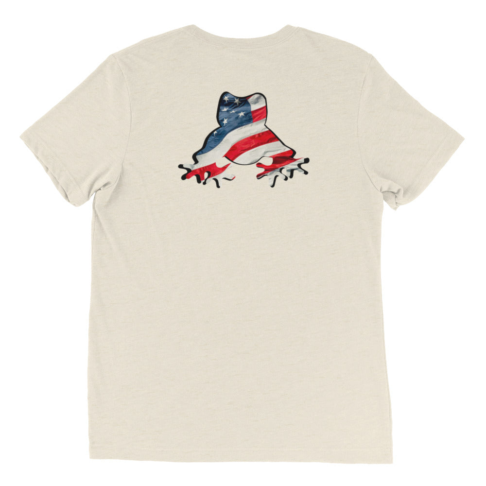 American Frog in Oatmeal Short Sleeve T-Shirt